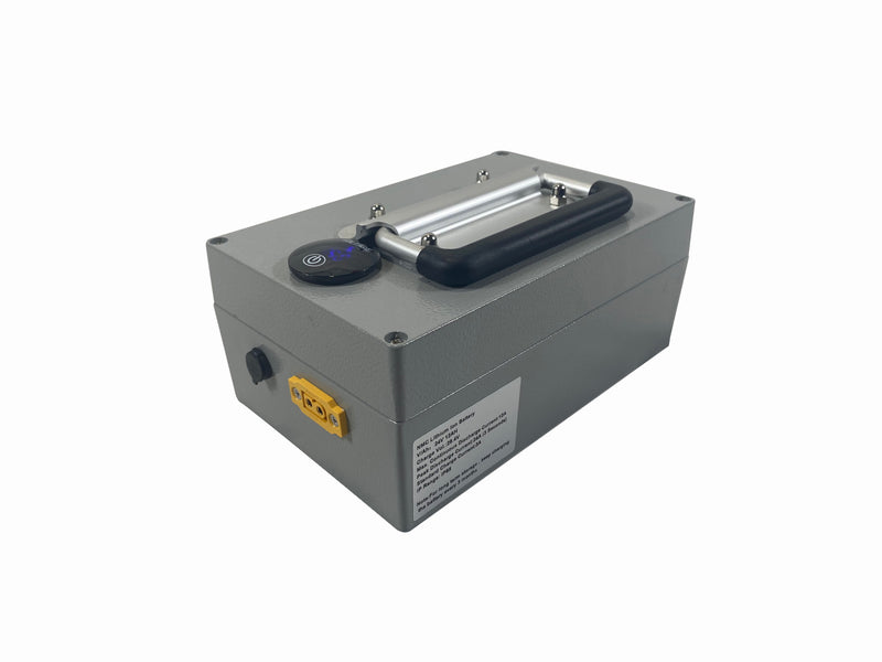 24V 12Ah Li-ion Battery - NMC Lithium Ion Deep Cycle - Aluminum Case