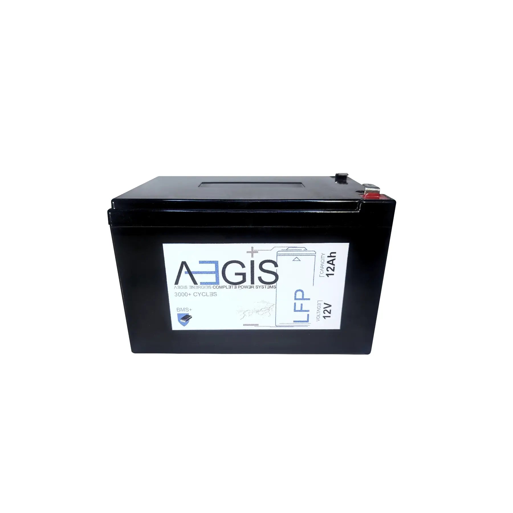 Cenerius 12V 12Ah LiFePO4 Lithium Battery with 12A BMS,153.6Wh